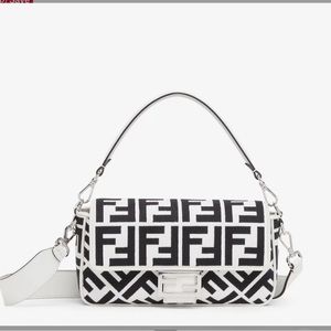 Fendi baguette canvas bag